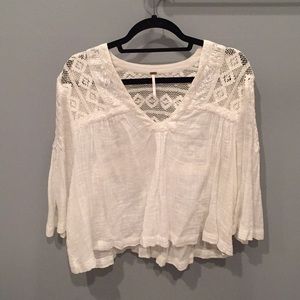 Free People lace tunic top